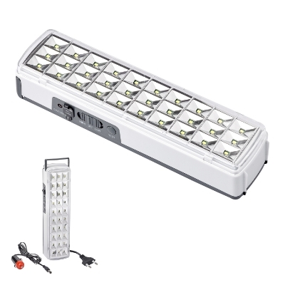 Imagen de Linterna LED / Lampara De Emergencia Con enchufe / Recargable (1.200 mAh) 150 Lumenes Con Asa y Cargador De Coche