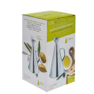 Imagen de Aceitera  Acero Inoxidable Antigoteo 750 ml.