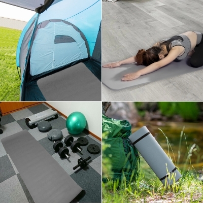 Imagen de Colchoneta Espuma Camping / Gimnasio / Yoga / Ejercicio 180 x 50 cm.