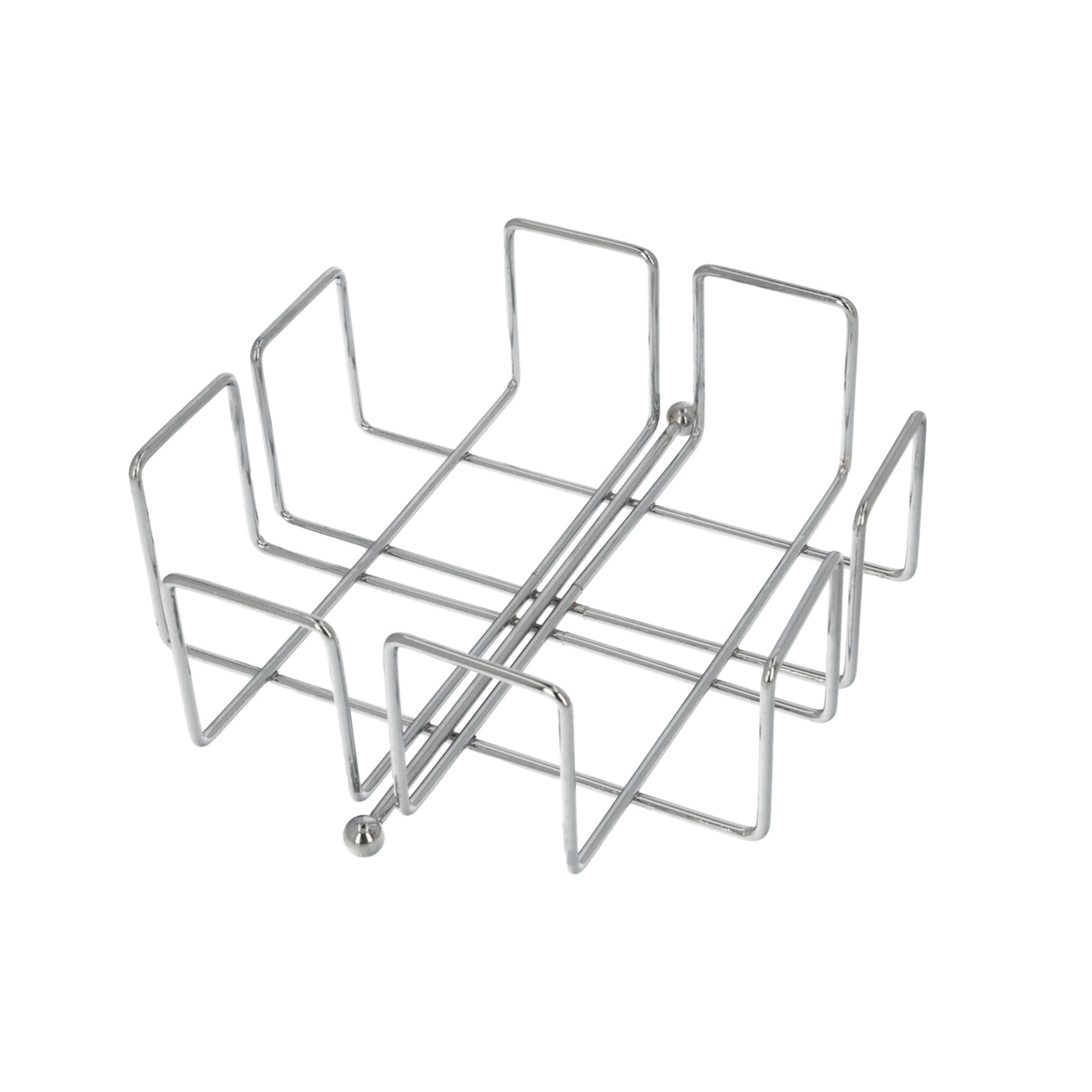 Imagen de Servilletero Mesa,  Acero Cromado Forma Cuadrada Horizontal