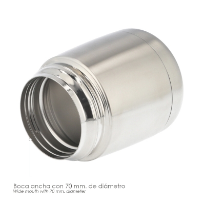 Imagen de Termo Solidos y Liquidos Acero Inoxidable Antigoteo 430 Ml. 100 % Hermetico. Sin BPA