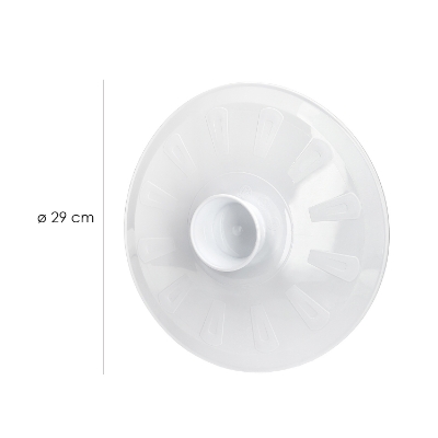 Imagen de Tapa Plastico Giratortillas Oryx Ø 29cm. (Tapa Vuelve Tortillas, Tapa Giratortillas, Tapa Gira Tortillas)