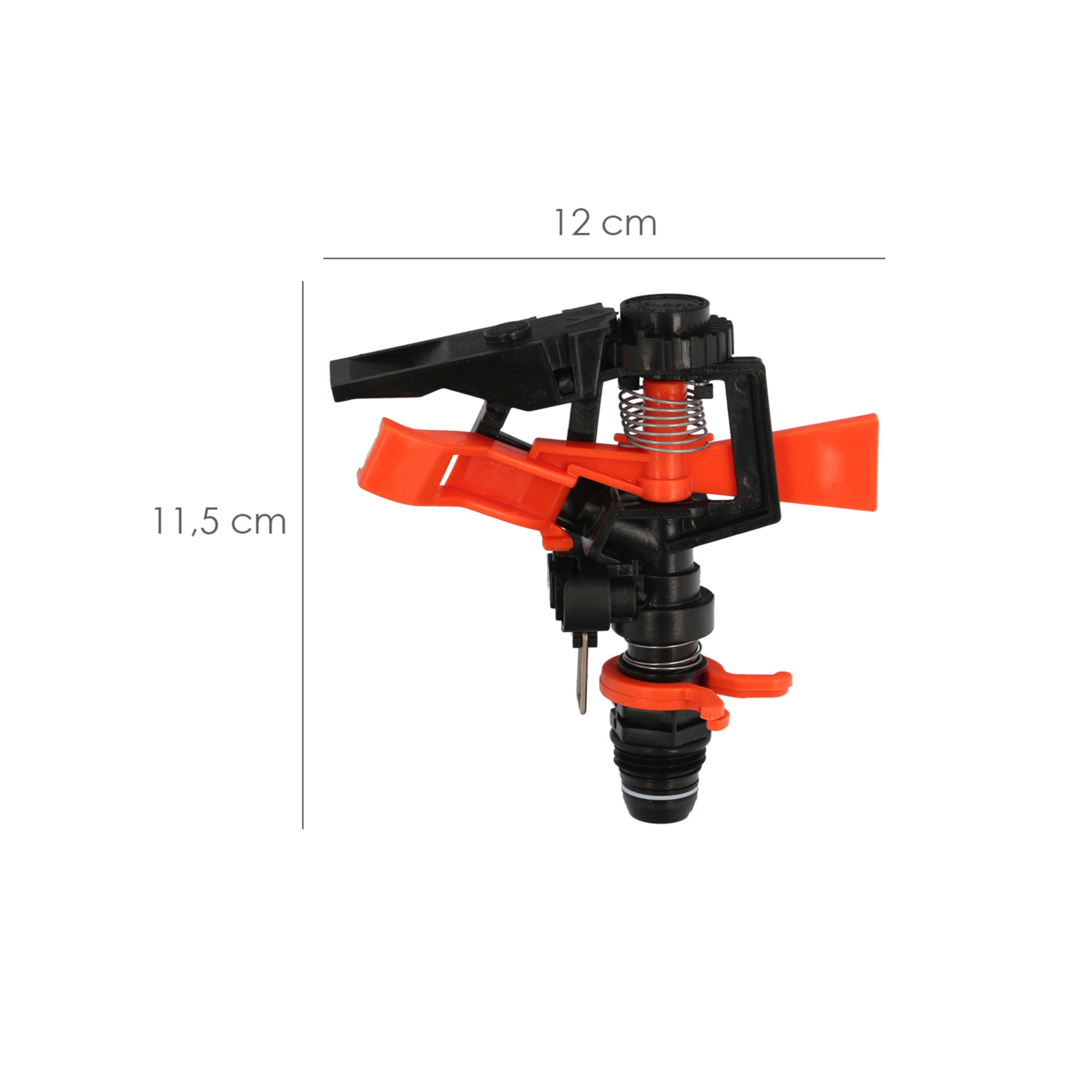 Imagen de Aspersor Riego Regulable Sectorial Plastico  Toma 1/2" Fabricado En plastico, Riego De Jardines / Cesped