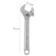 Imagen de Llave Ajustable Moleta 10" / 250 mm. Llave Inglesa, Llave Apriete, Llave Ajustable