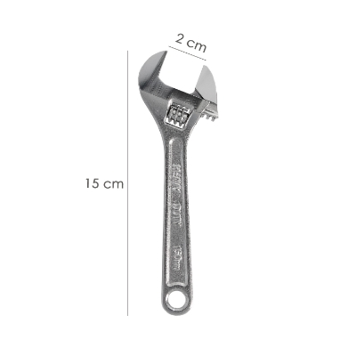 Imagen de Llave Ajustable Moleta 6" / 150 mm. Llave Inglesa, Llave Apriete, Llave Ajustable