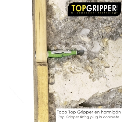 Imagen de Taco Topgripper Bimaterial Ø 10 mm. (Caja 75 unidades) Taco Anclaje Universal, Taco Hormigon, Taco Pladur, Taco Ladrillo