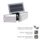 Imagen de Aplique Solar Led Doble Con Sensor de Movimiento / Crepuscular 450 Lumenes. Protección IP65