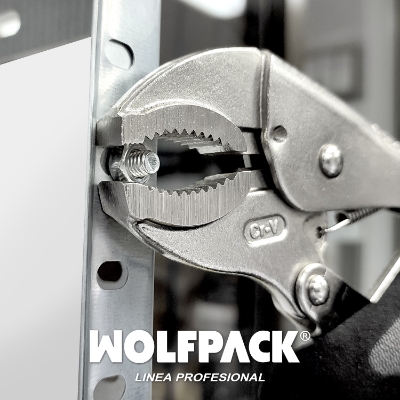 Imagen de Mordaza Wolfpack Poligrip Curva 25x250 mm.