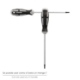 Imagen de Destornillador Torx Inviolable Acero S2 Mango TPR Bimaterial. Medida T08 x Ø 3,0 x 75 mm.