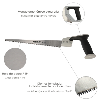 Imagen de Serrucho Para Escayola Con Mango Hoja 30 cm.