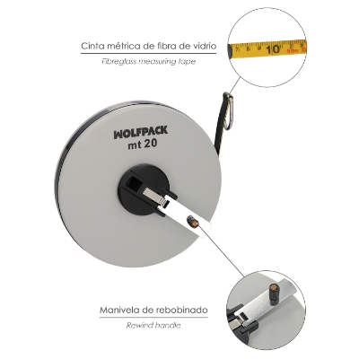 Imagen de Cinta Metrica Fibra de Vidrio 20 Metros