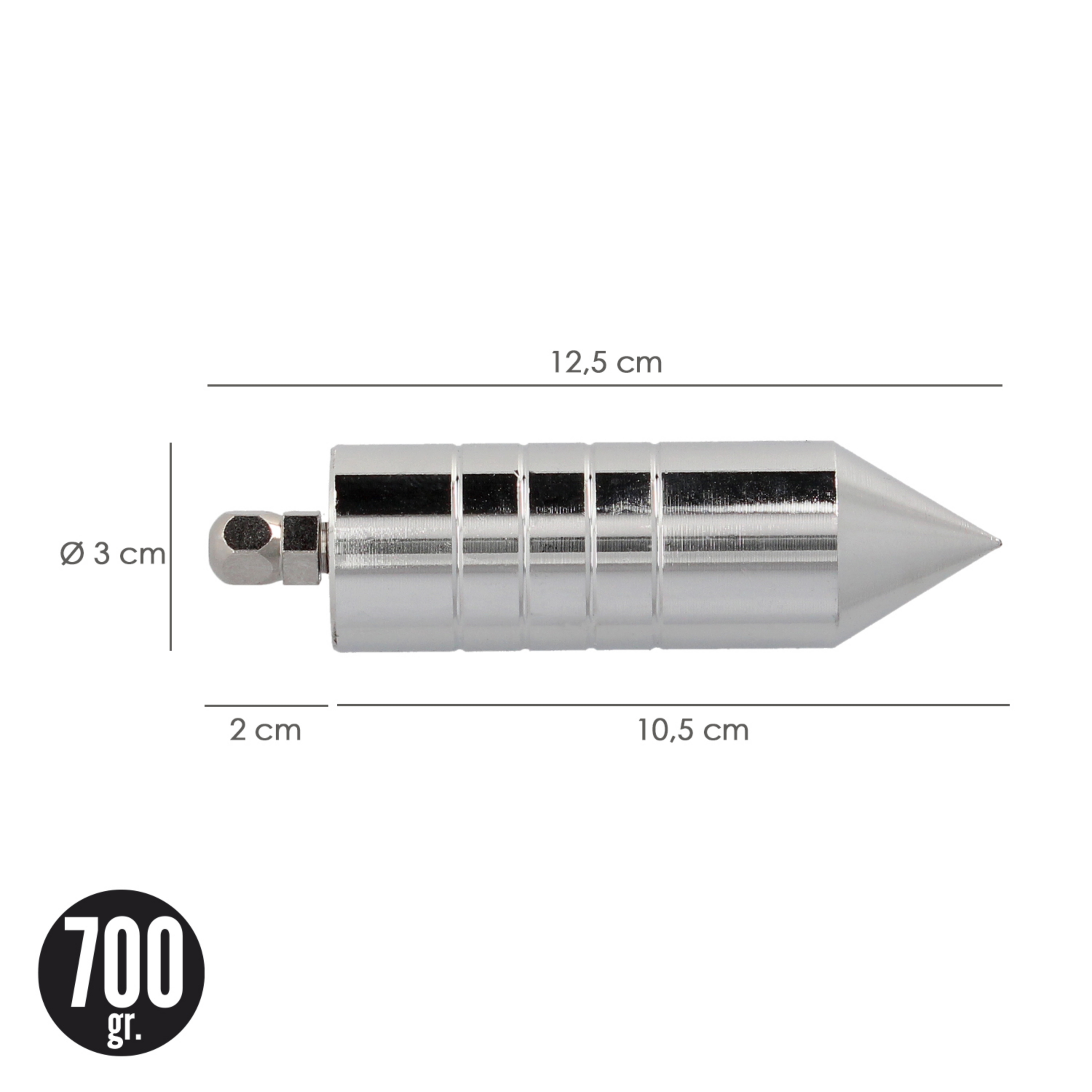 Imagen de Plomada Profesional Nuez Iman  700 gramos