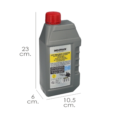 Imagen de Aceite Para Cadenas y Barras Motosierra 1 Litro, Grasa Cadenas Motosierra, Lubricante Cadenas Motosierra