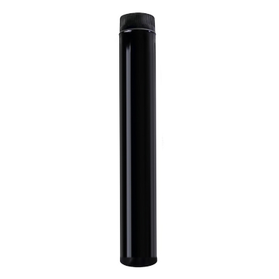 Imagen de Wolfpack Tubo De Estufa Acero Vitrificado Negro Ø 130 mm. ideal Estufas De Leña, Chimenea, Alta Resistencia, Color Negro