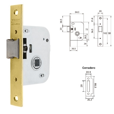 Imagen de Cerradura Tesa 2005-hl/40