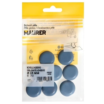 Imagen de Deslizante Gris Ptfe Ø25 (Blister 8 Unidades)