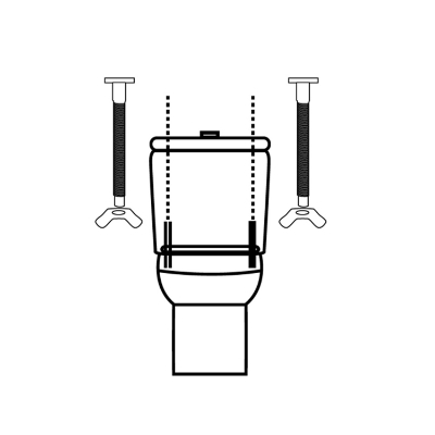 Imagen de Kit Fiajcion Sanitario Cisterna / Inodo 6x90 (2 Piezas)