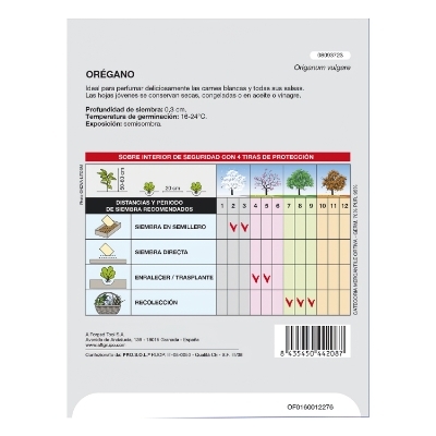 Imagen de Semillas Aromaticas Oregano (0.3 gramos) Horticultura, Horticola, Semillas Huerto.