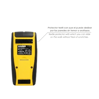 Imagen de Detector de Materiales en Paredes. Multifuncional Encuentre Metales, Madera, Cables, Tuberias. Pantalla LCD.