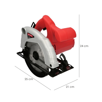 Imagen de Sierra Circular 1300 Watt. Disco 185 mm. 4.800 RPM Corte a Inglete Con Regulador de Profundidad. Ingletadora, Sierra Madera.